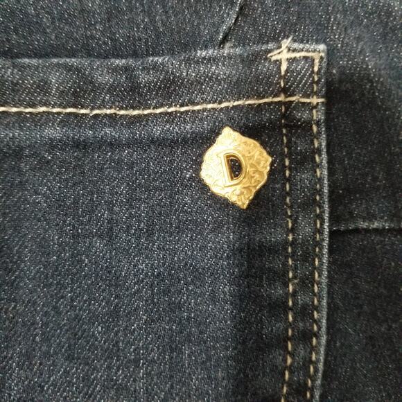 Democracy Jeans Womens 8 Blue Skinny Ab Solution Stretch Dark Indigo B1176KAN - Picture 6 of 12